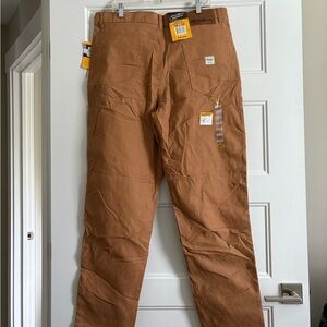 EDDIE BAUER Workwear Rugged Canvas Pants 38 x 32 Ballistic Duck 100% Cotton